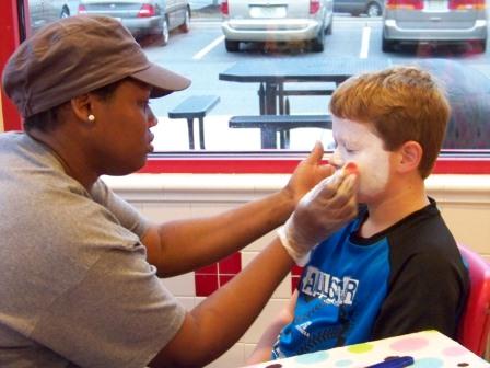 Davie face painting